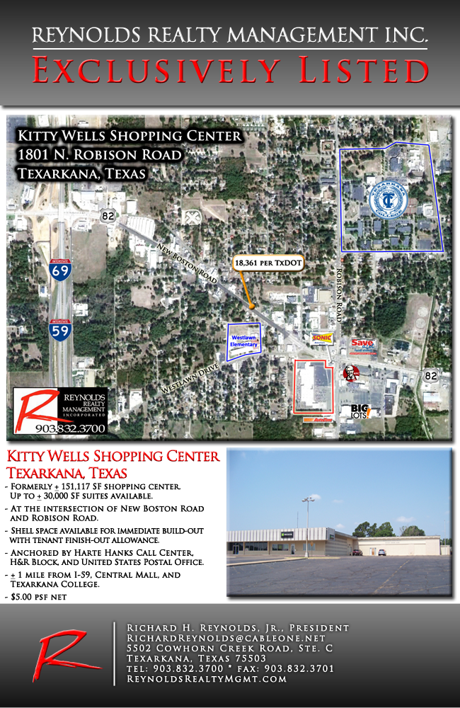 kitty wells center Reynolds Realty Management Inc.Reynolds Realty